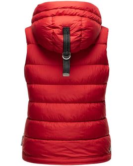 Marikoo TAISAA Gilet con cappuccio da donna, rosso