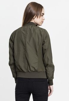 Bomber leggero da donna Urban Classics, oliva