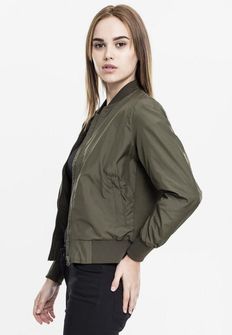 Bomber leggero da donna Urban Classics, oliva