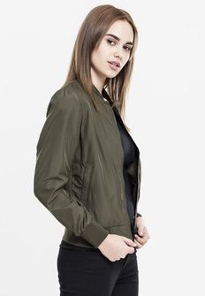 Bomber leggero da donna Urban Classics, oliva