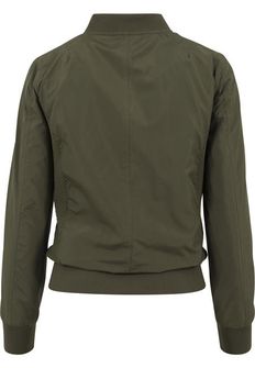 Bomber leggero da donna Urban Classics, oliva