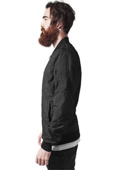 Bomber leggero Urban Classics, nero