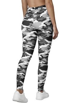 Leggings da donna Urban Classics, camo neve