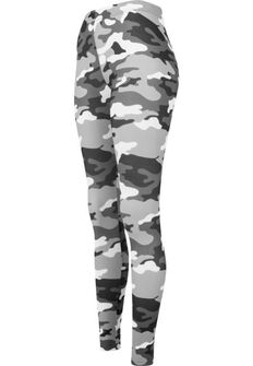 Leggings da donna Urban Classics, camo neve