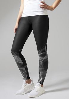 Leggings Smoke da donna di Urban Classics, nero