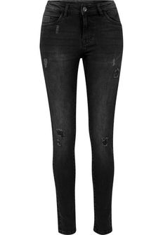 Urban Classics Pantaloni in denim da donna, nero