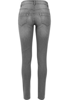 Urban Classics Pantaloni in denim da donna, grigio