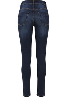 Urban Classics Pantaloni in denim da donna, blu scuro