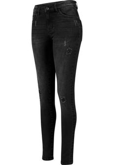 Urban Classics Pantaloni in denim da donna, nero