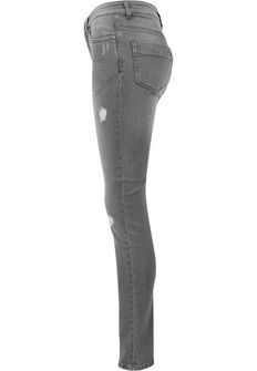 Urban Classics Pantaloni in denim da donna, grigio