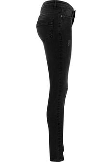 Urban Classics Pantaloni in denim da donna, nero