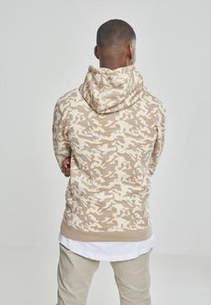 Felpa mimetica da uomo Urban Classics, beige camo