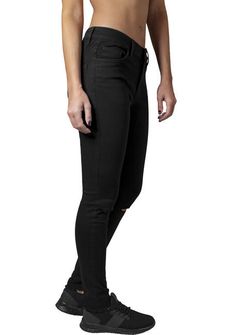 Pantaloni tagliati da donna Urban Classics, nero