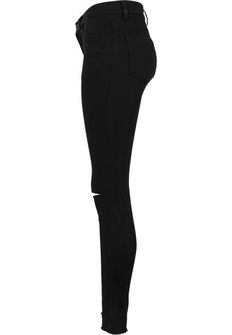 Pantaloni tagliati da donna Urban Classics, nero