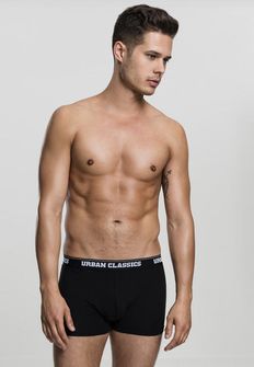 Boxer da uomo Urban Classics, 2-PACK, nero