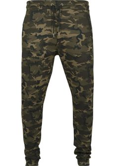 Pantaloni da corsa mimetici Urban Classics da uomo, wood camo