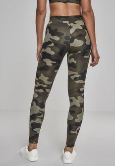 Leggings Urban Classics Tech Mesh da donna, woodcamo