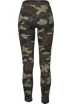 Leggings Urban Classics Tech Mesh da donna, woodcamo