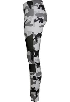 Leggings Urban Classics Tech Mesh da donna, snowcamo