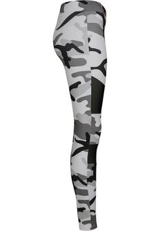 Leggings Urban Classics Tech Mesh da donna, snowcamo