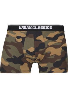 Boxer Urban Classics da uomo, confezione da 2 pezzi, wood camo