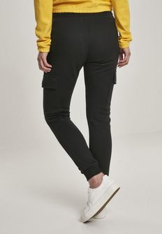 Urban Classics - Pantalone donna Cargo, nero