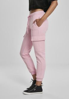 Urban Classics - Pantaloni da ginnastica cargo da donna, rosa