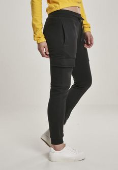 Urban Classics - Pantalone donna Cargo, nero