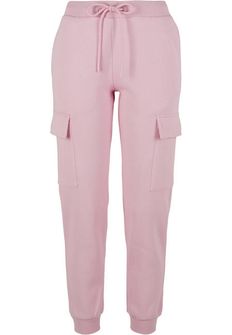 Urban Classics - Pantaloni da ginnastica cargo da donna, rosa