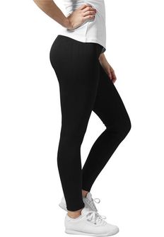 Leggings Urban Classics da donna, nero