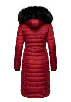 Cappotto trapuntato da donna Navahoo UMAY, rosso scuro