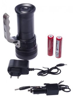 Hand torcia ricaricabile a LED, 800 Lumens