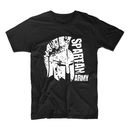 T-shirt con Motivo Spartan Army