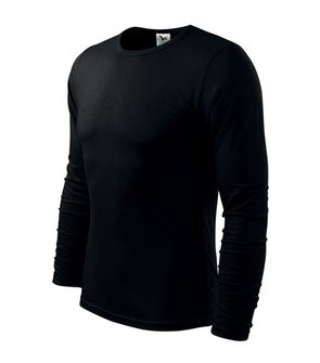 Malfini Fit-T maglia a maniche lunghe, nero, 160g/m2