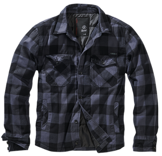 Giacca Brandit Lumberjacket, grigio e nero