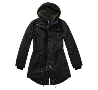 Brandit Marsh lake parka giacca invernale da donna con cappuccio, nero