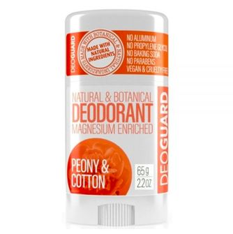 DEOGUARD deodorante solido, peonia e fiore di cotone 65g