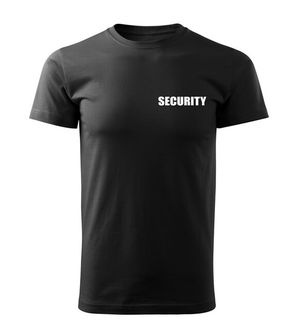 T-shirt DRAGOWA con scritta SECURITY, nera