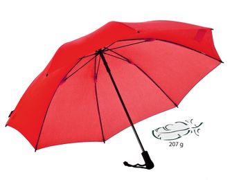 Ombrello EuroSchirm Swing Liteflex robusto e indistruttibile, rosso