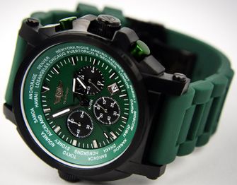 Cronografo Flieger orologi, verde