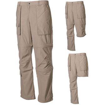 Fox pantaloni multifunzionali in microfibra, khaki