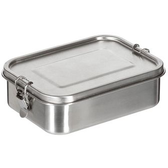 FoxOutdoor lunch box, Premium, acciaio inox, circa 19 x 14,5 x 6,5 cm
