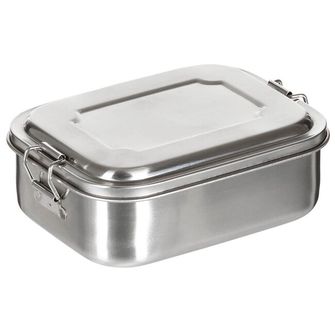 FoxOutdoor Lunch box, acciaio inox, circa 16 x 13 x 6,2 cm