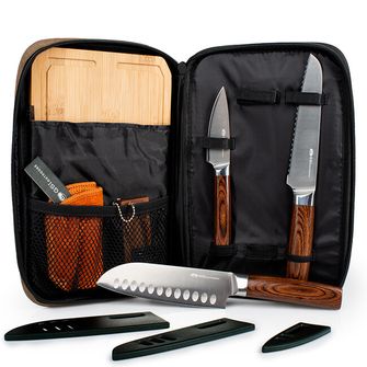 GSI Outdoors Set di coltelli da viaggio Rakau