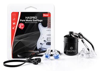 HASPRO Tappi per orecchie Pure music, blu