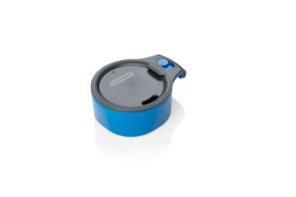 humangear CupCUP Tazza da escursionismo 2in1 con tazza supplementare integrata e coperchio blu antracite