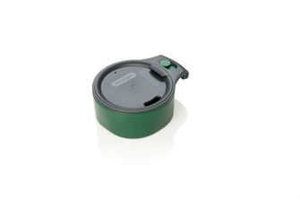 humangear CupCUP Tazza da escursionismo 2in1 con tazza supplementare integrata e coperchio verde carbone