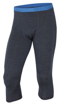 Husky Merino thermal underwear Pantaloni 3/4 da uomo antracite,
