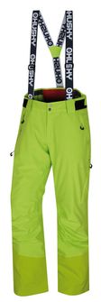Pantaloni da sci Husky da uomo Mitaly M verde chiaro