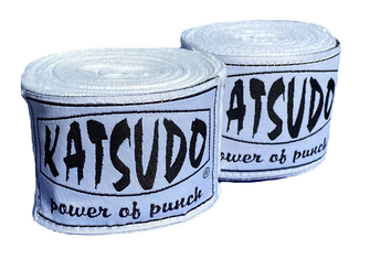 Katsudo box bandage elastico 450 cm, bianco